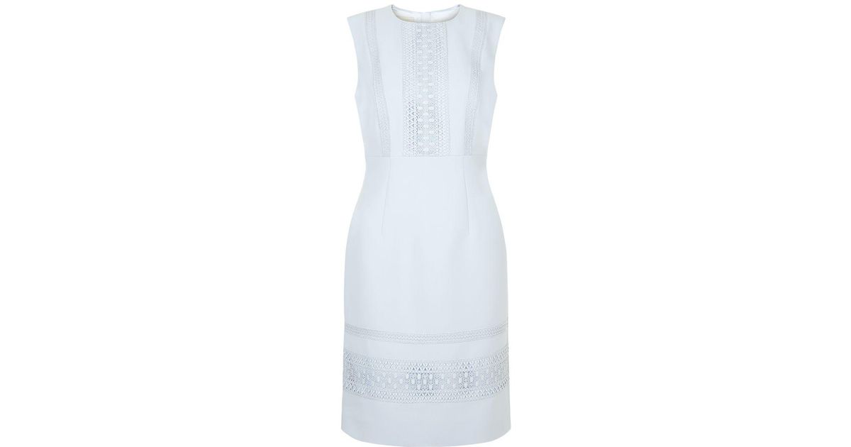 hobbs duck egg blue dress