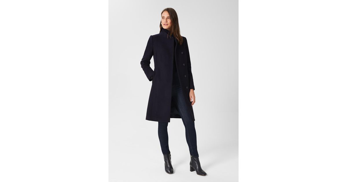Hobbs Petite Maisie Funnel Neck Wool 