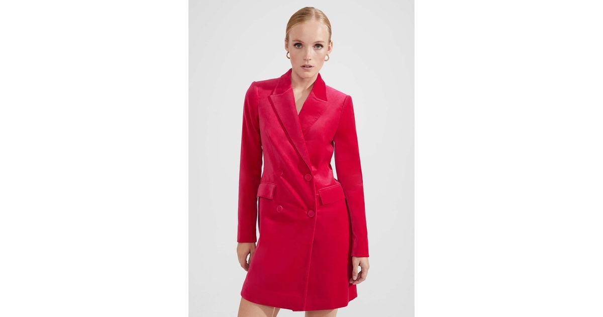 Hobbs velvet coat online