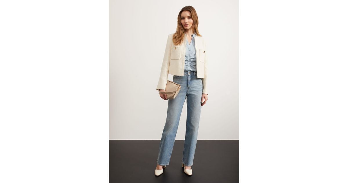Hobbs cropped jacket new arrivals