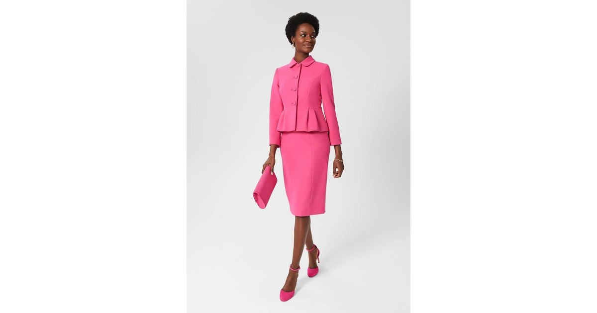 Hobbs pink shop dress and jacket