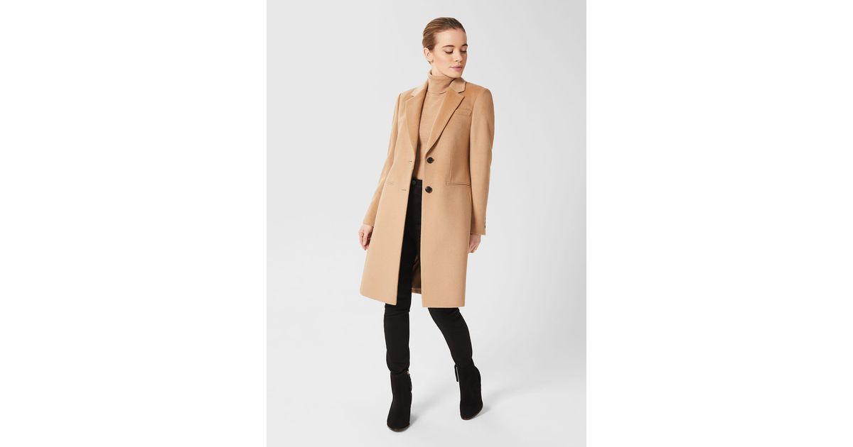 hobbs tilda coat camel