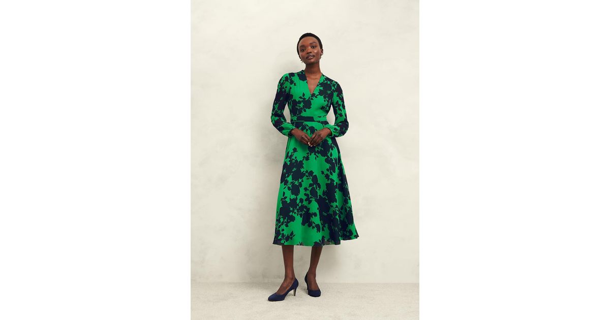 Hobbs Aurora Dress in Green Lyst UK
