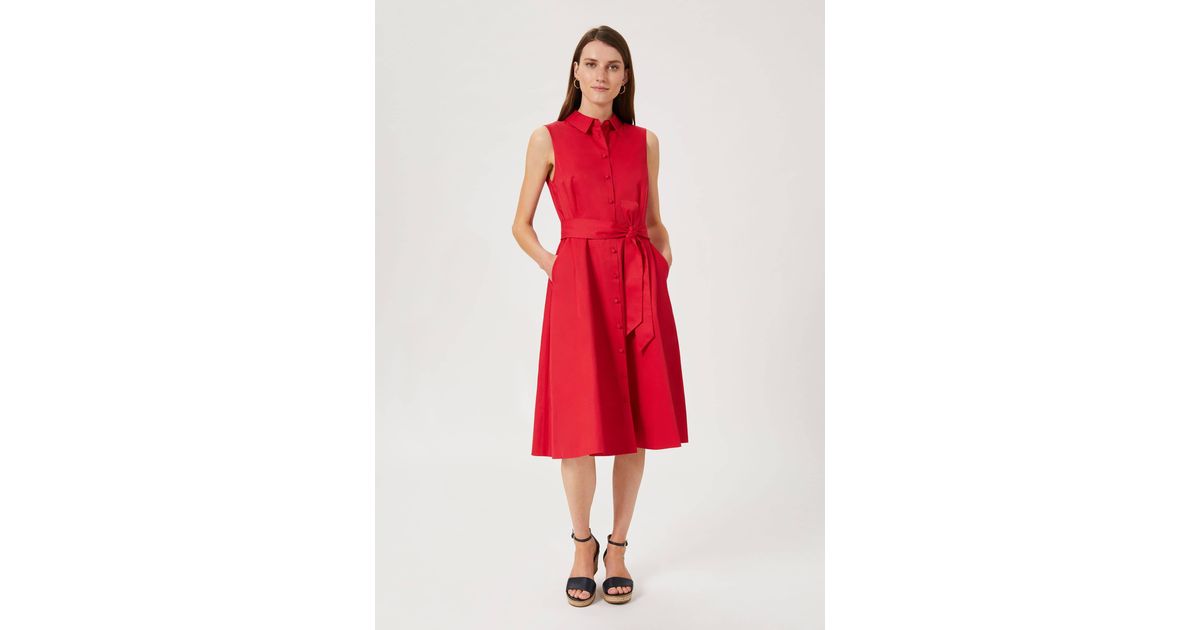 Hobbs Sleeveless Tyra Dress in Red Lyst UK