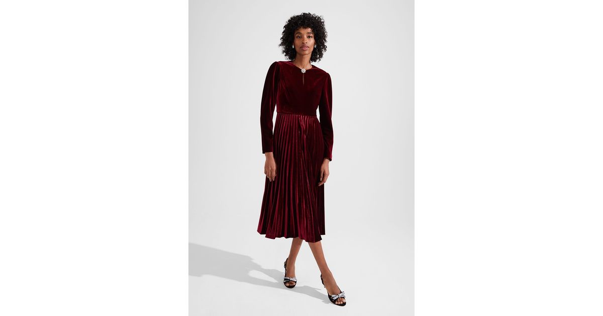 Hobbs Petite Rosalie Dress in Red Lyst Australia