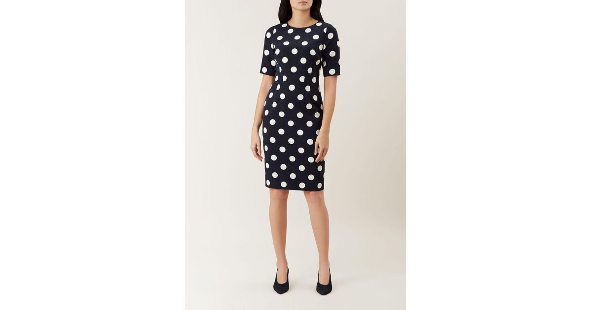 hobbs astraea spot dress