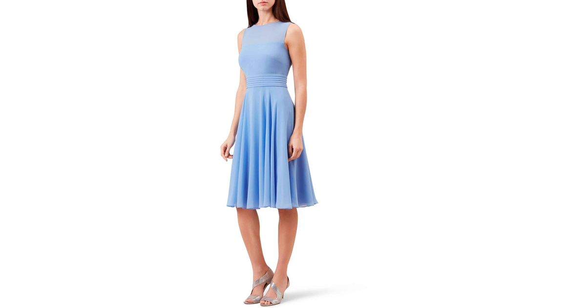 hobbs ashling dress cornflower blue