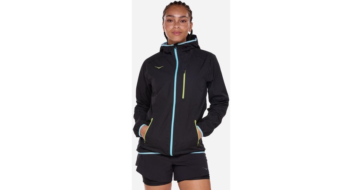 Hoka One One Tecsky Waterproof Jacket in Blue | Lyst UK