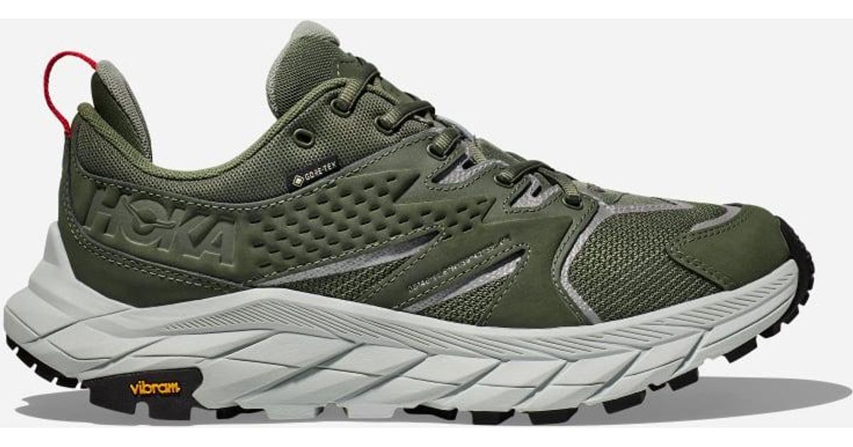 Hoka One One Anacapa Low Gore-tex Wtaps Lifestyle Shoes in Green 