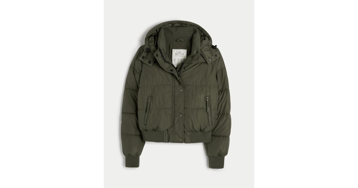 Hollister hotsell olive jacket