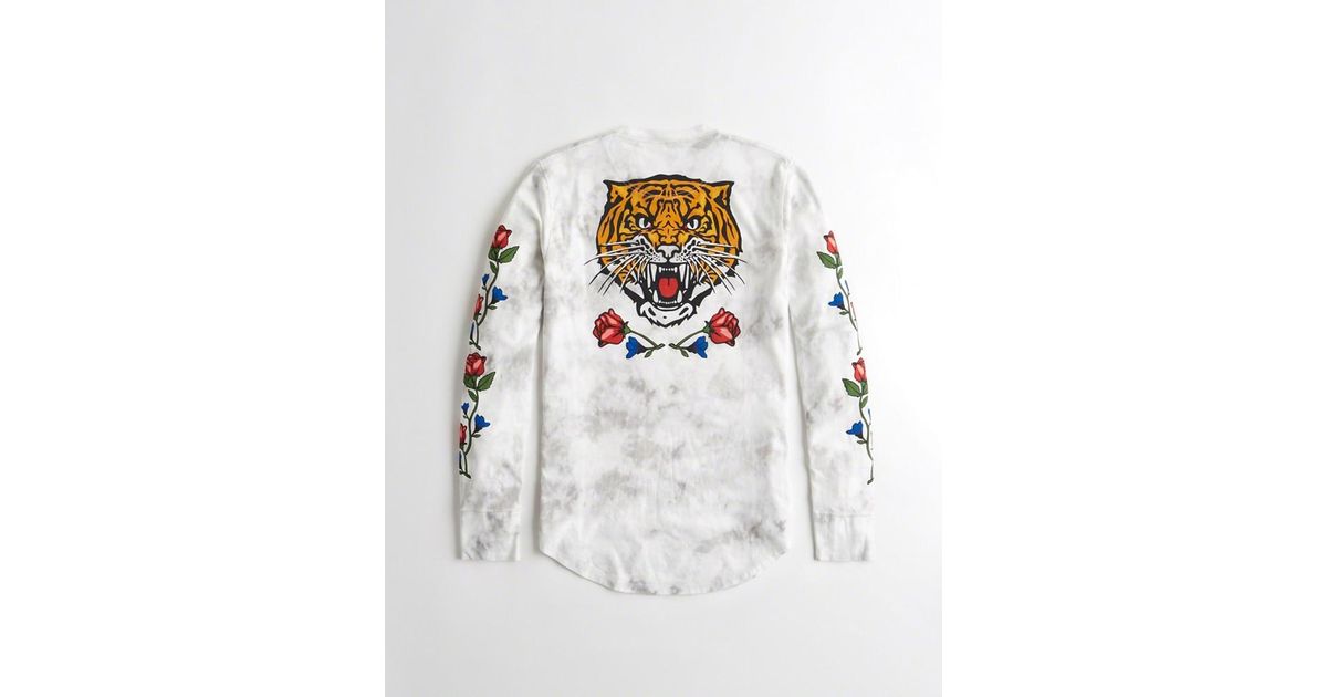hollister tiger t shirt