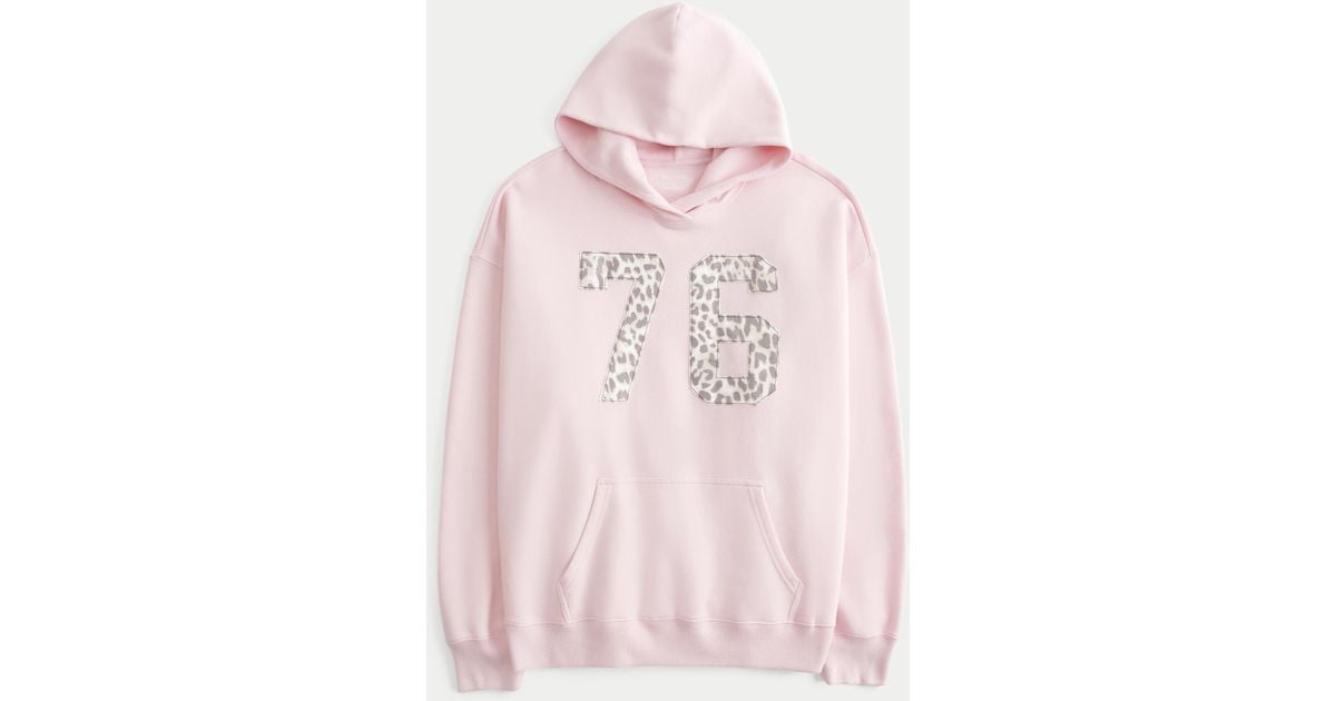 Hollister pink hoodie cheap