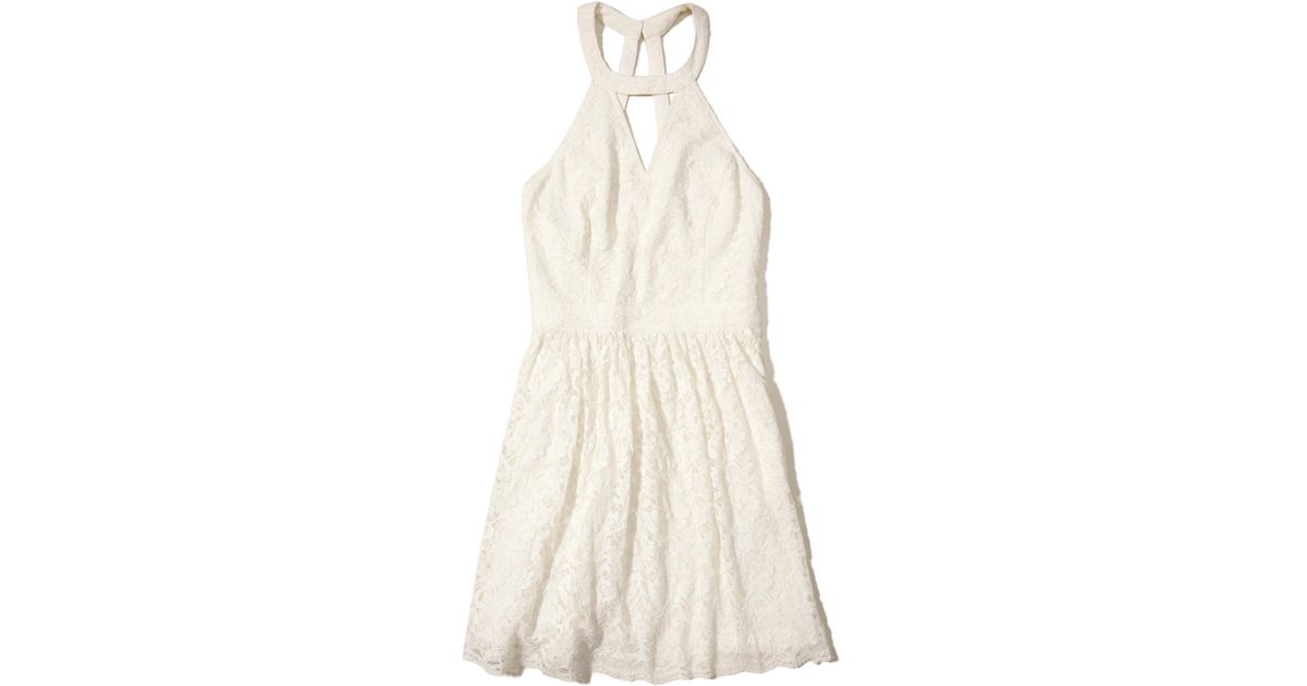 hollister white dress