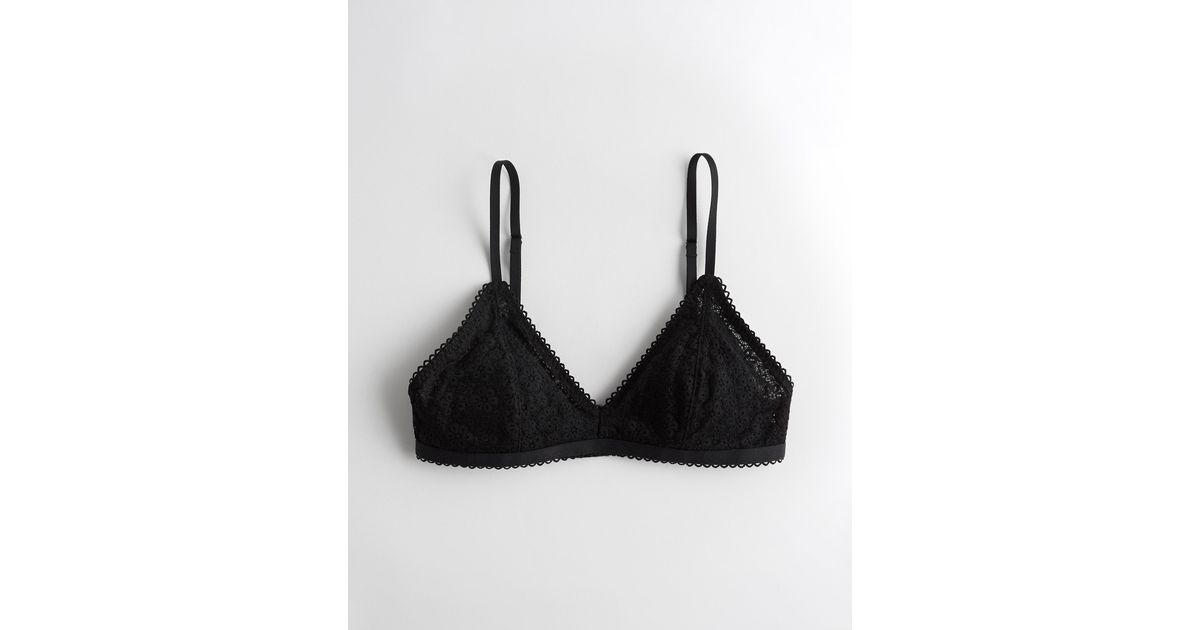 gilly hicks lace triangle bralette
