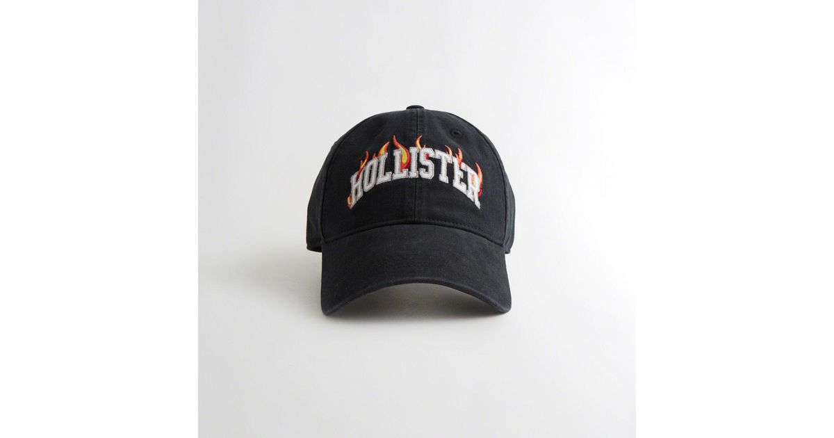 white hollister hat