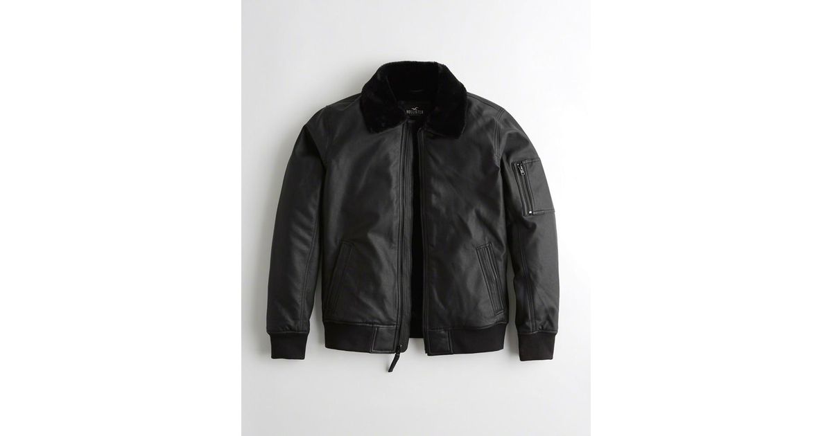 hollister aviator jacket