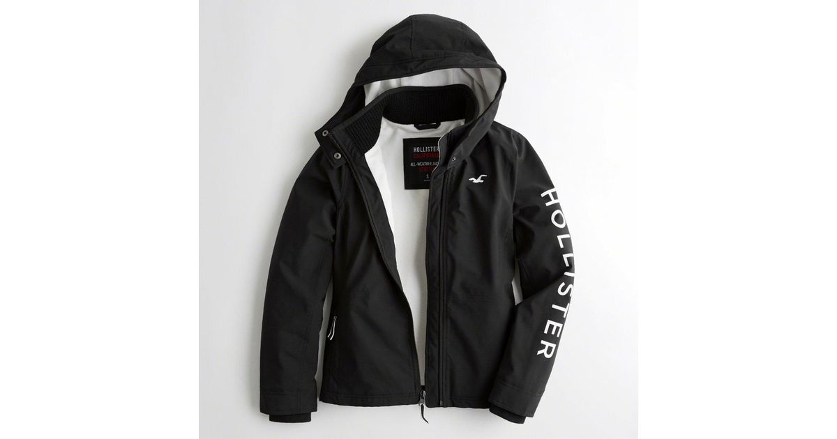 sherpa lined jacket hollister