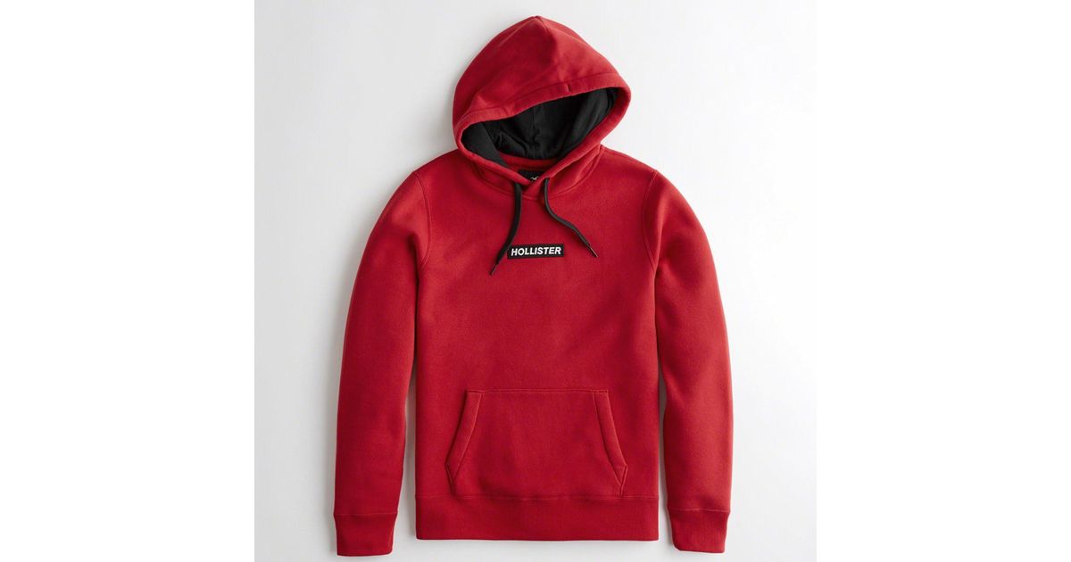 hollister hoodie box logo
