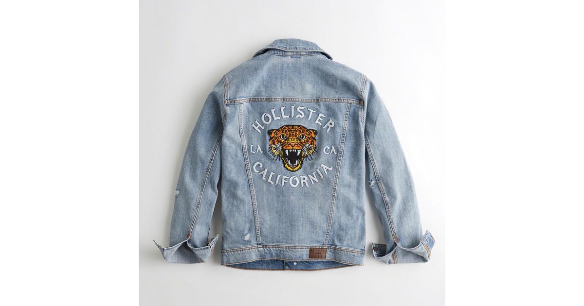 hollister jean jackets