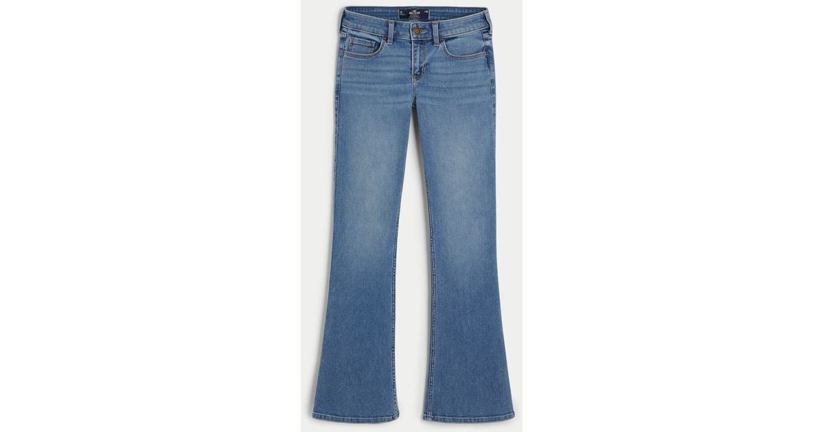 Hollister Low-rise Medium Wash Boot Jeans in Blue