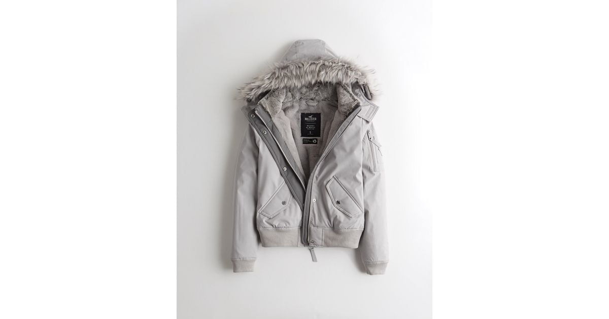 Winter Jacket Hollister Allwetter Bomberjacke Damen Damen