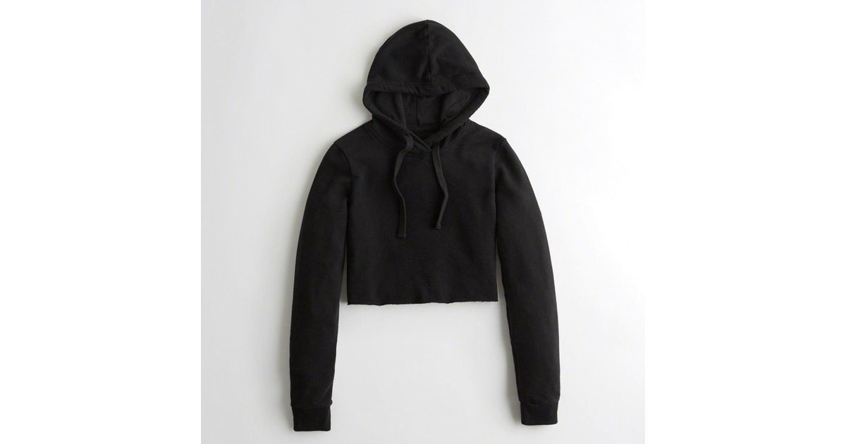 hollister cropped hoodie