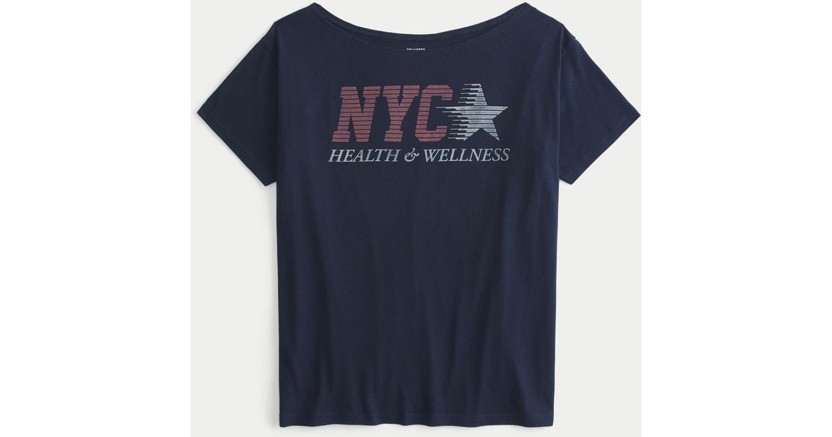 Hollister logo graphic tee shop