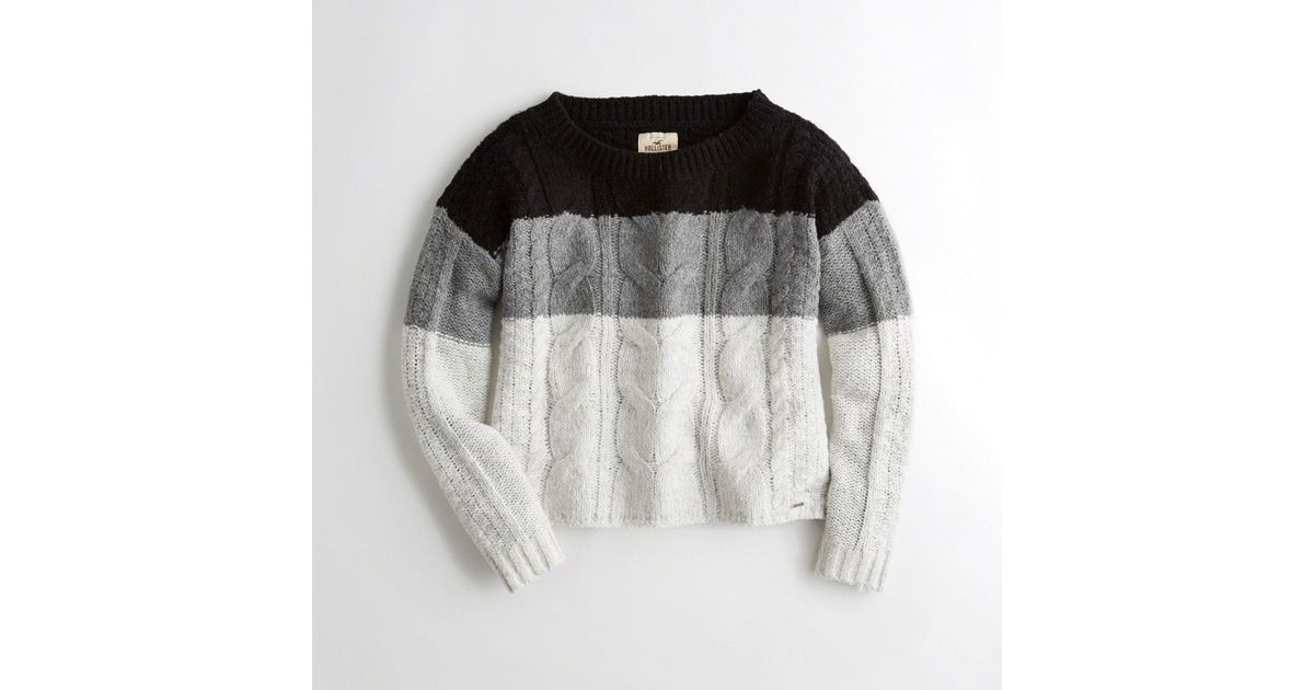 Hollister colorblock sweater Clearance