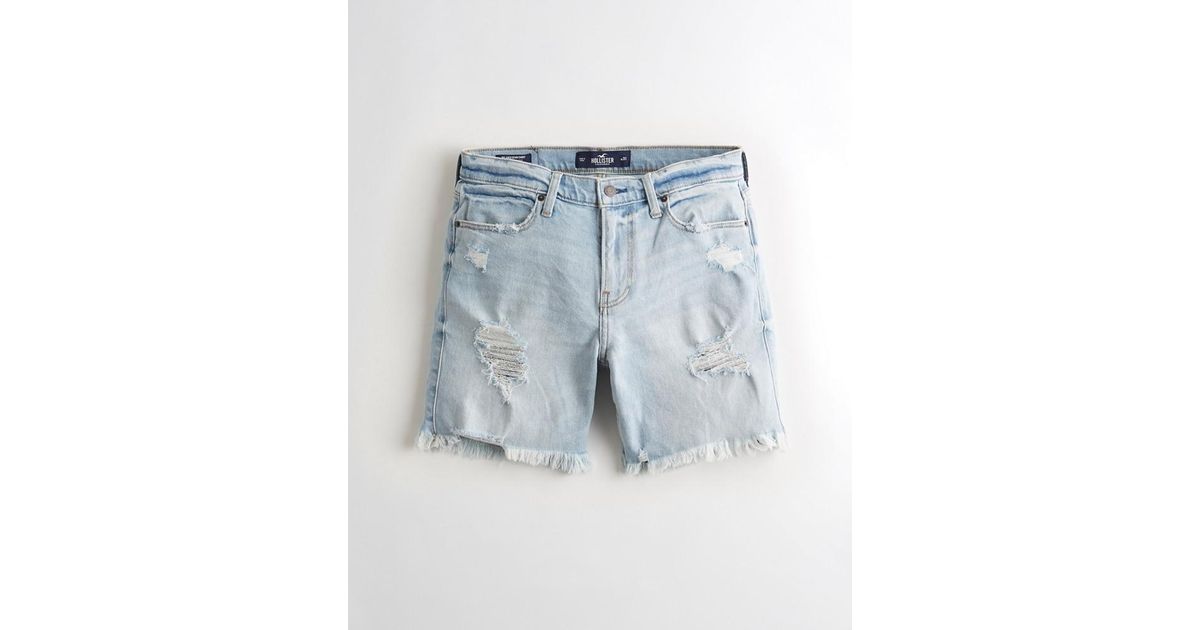 hollister epic flex skinny denim shorts
