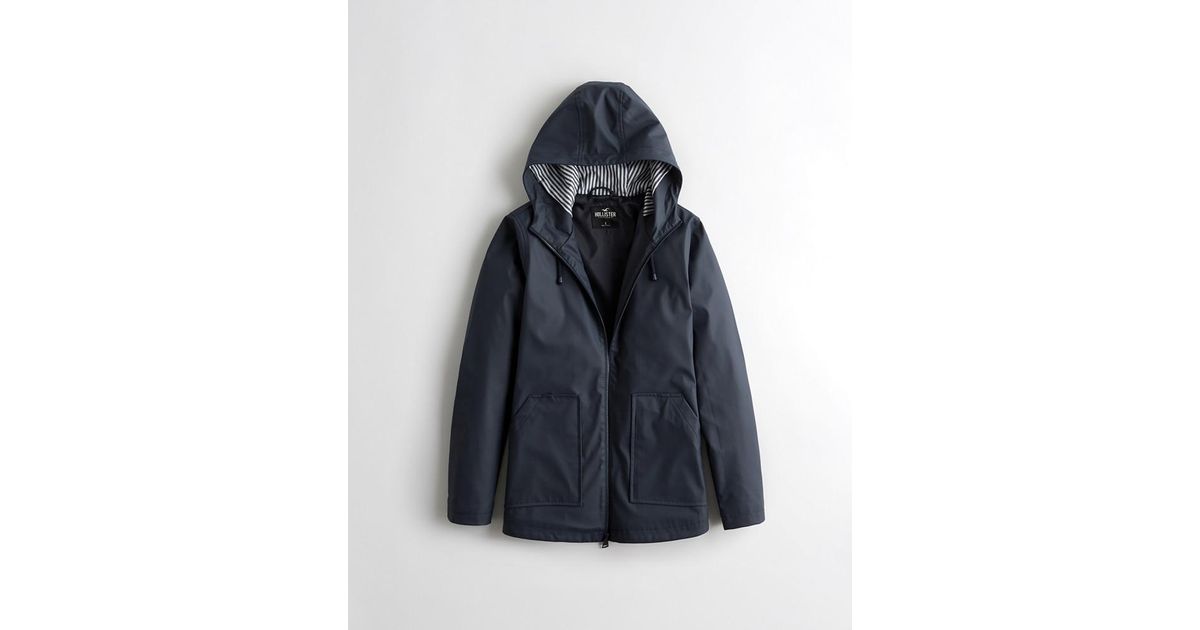 hollister raincoat