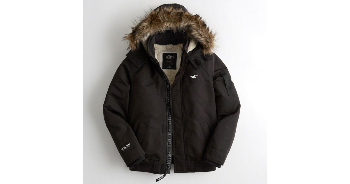 Hooded Bomber Jacket Hollister Shop, 60 