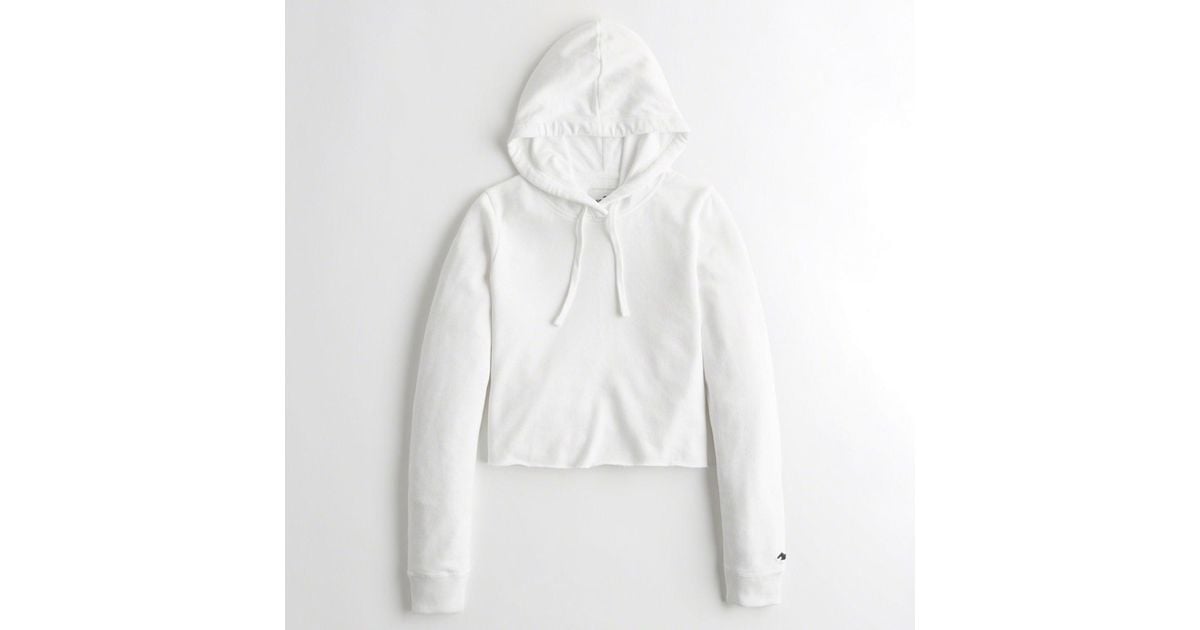 hollister cropped hoodie