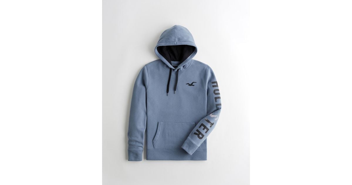hollister mountain print hoodie