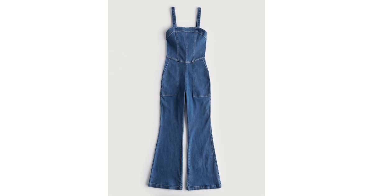 white christmas dresses Girl's Blakely Denim Overall Dress main image 1