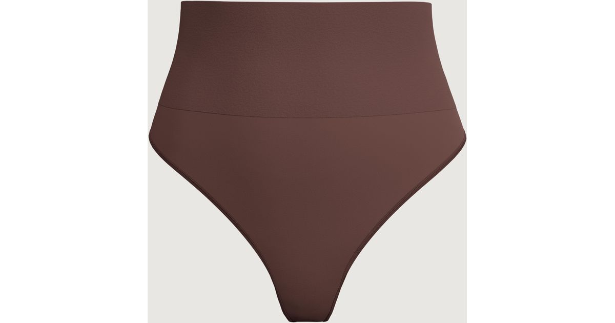 Hollister Gilly Hicks Shapewear High-waist Thong in Brown