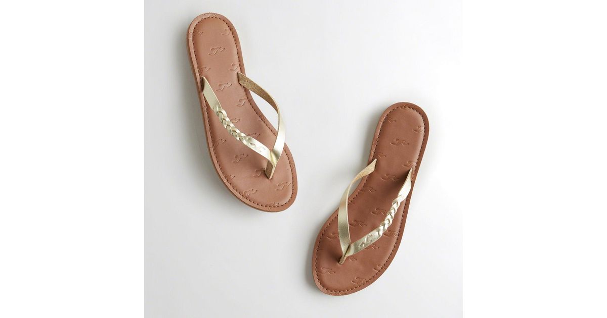 hollister flip flops amazon