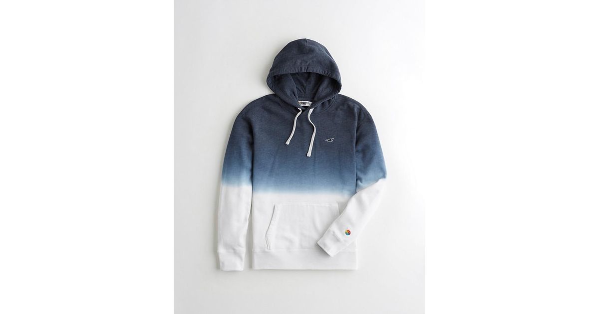 hollister dip dye hoodie