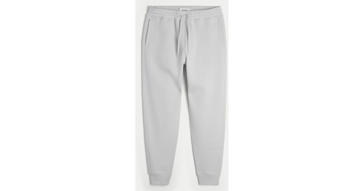 Hollister Hollister Feel Good Fleece Icon Joggers in White for Men