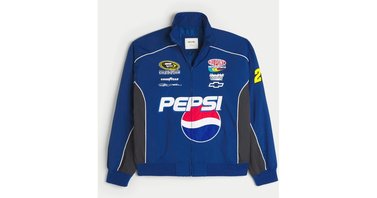 Hollister Pepsi Nascar Graphic Zip-up Racing Jacket in Blue for Men ...