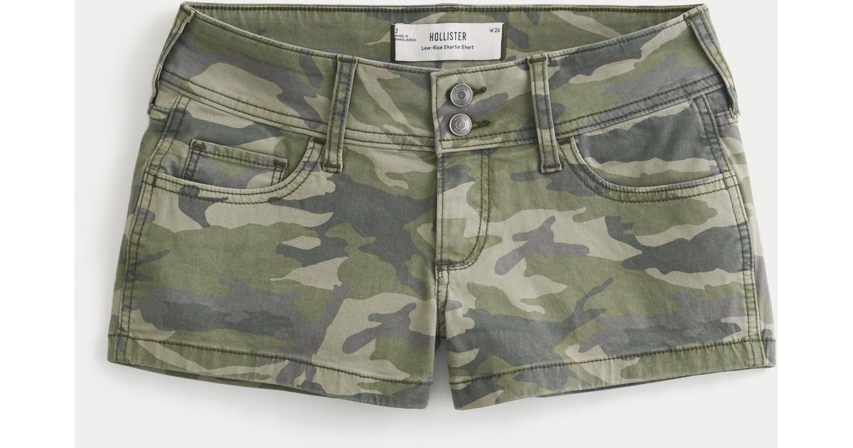 hollister camo shorts