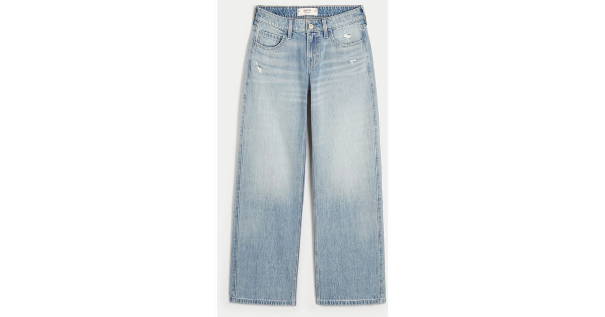 Distressed hollister jeans sale
