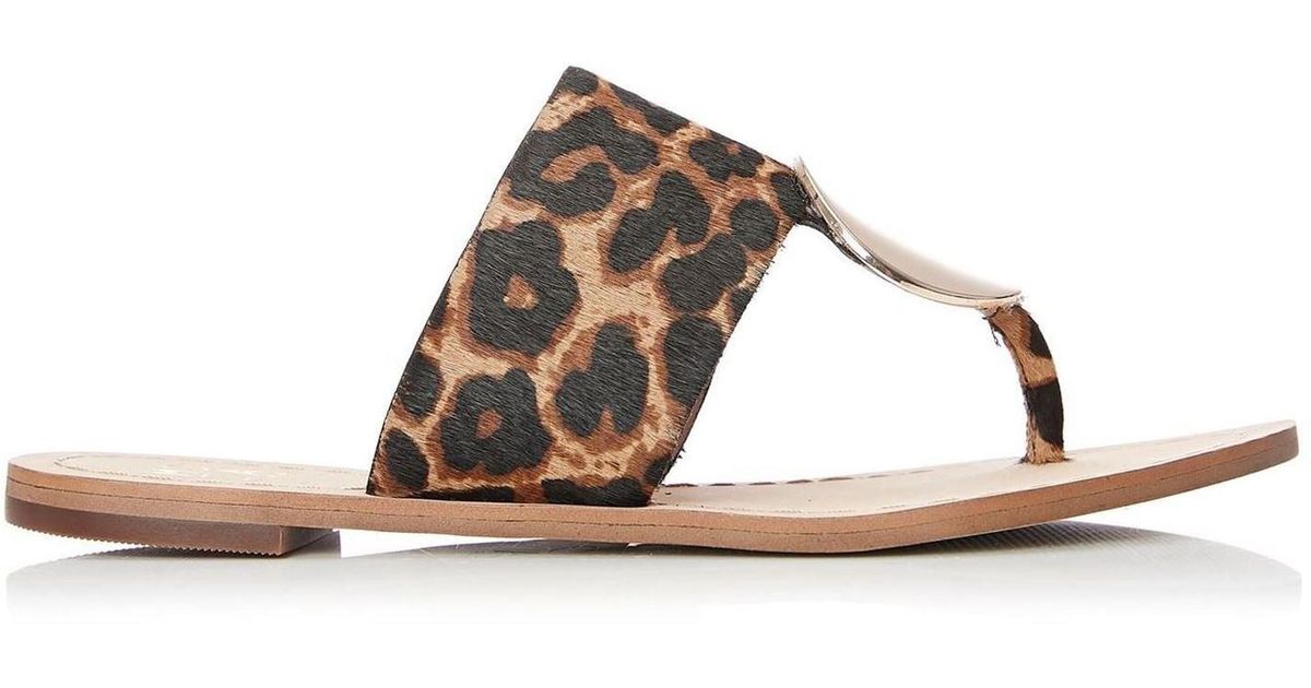moda in pelle lotus zip front sandal