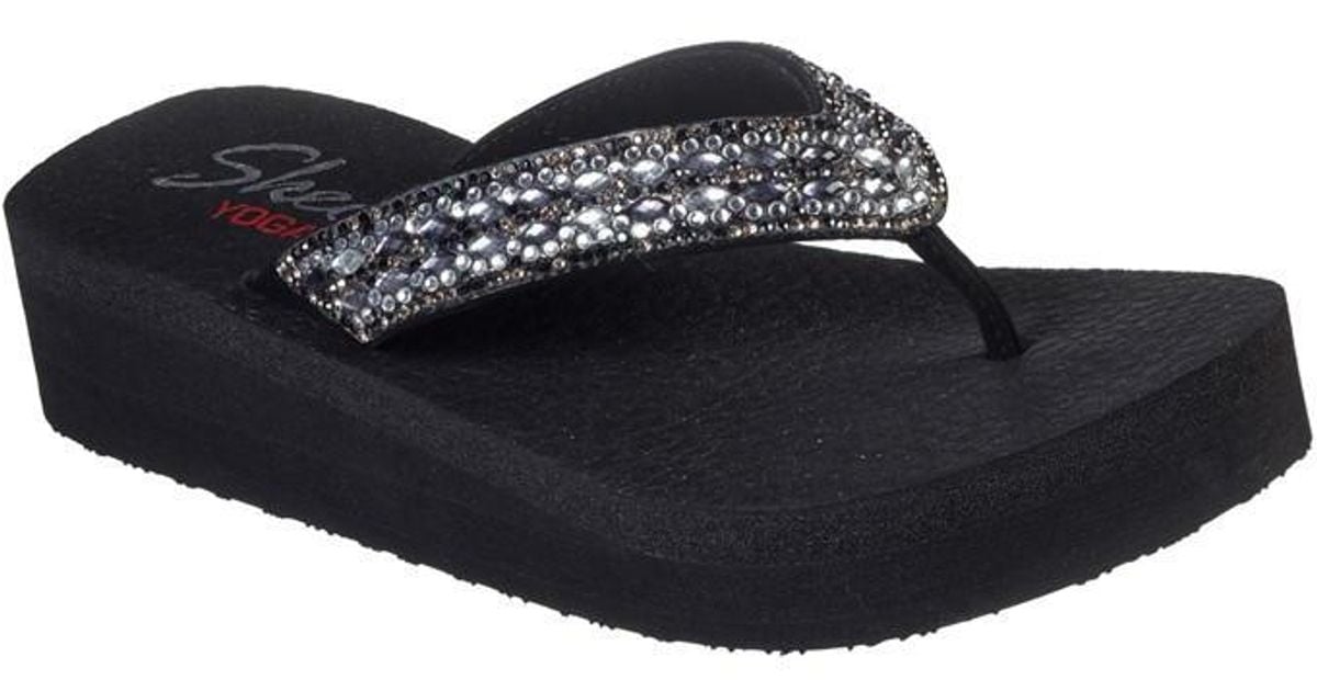 Skechers bling flip flops deals