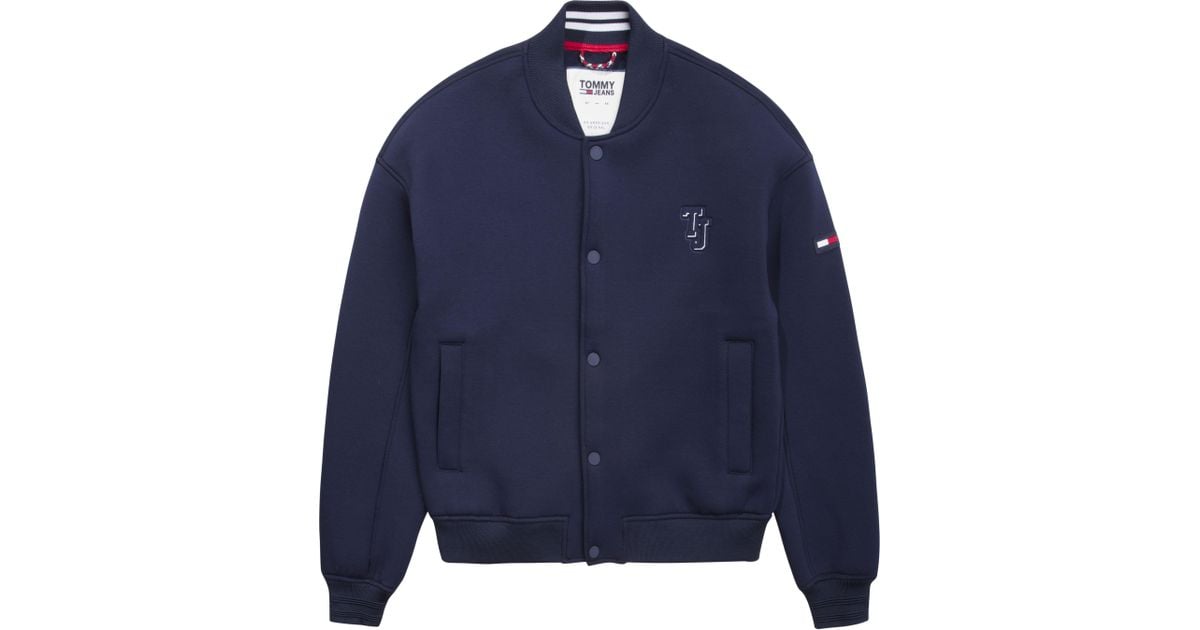tommy jeans outline logo scuba bomber jacket