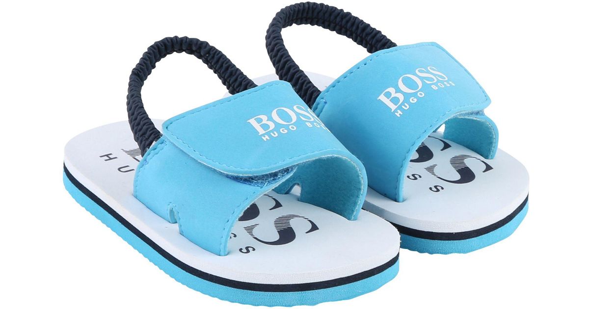 boys hugo boss flip flops
