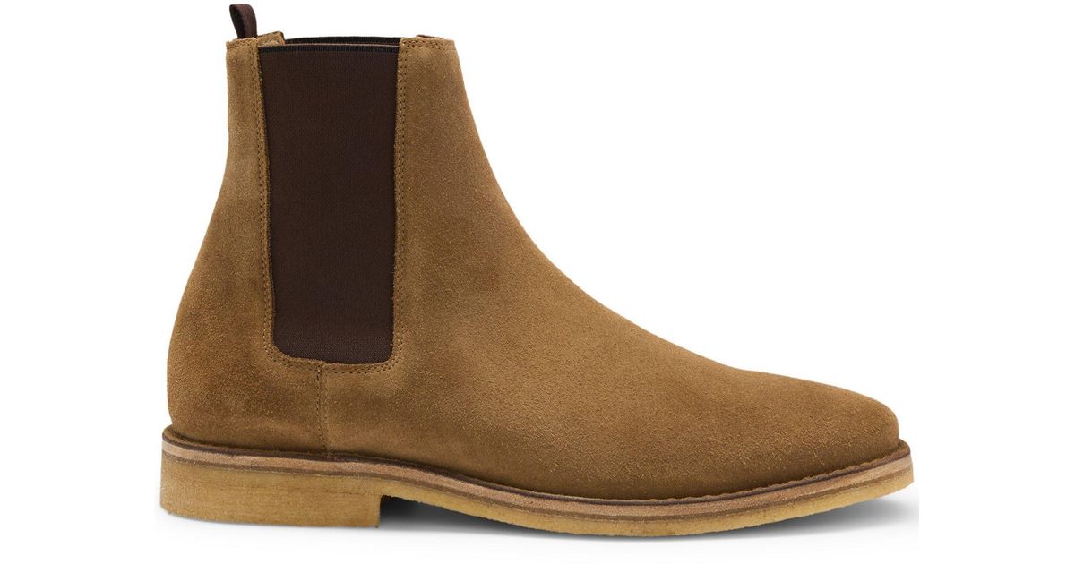  BOSS Double Breasted Chelsea Boots in Brown for Men 