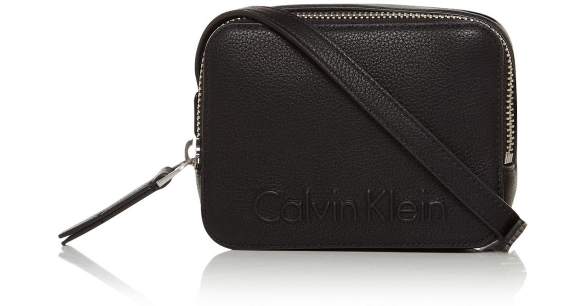 calvin klein edged camera bag