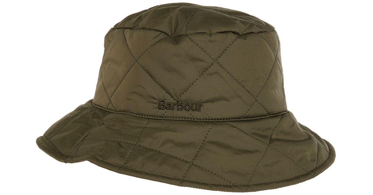 barbour quilted hat