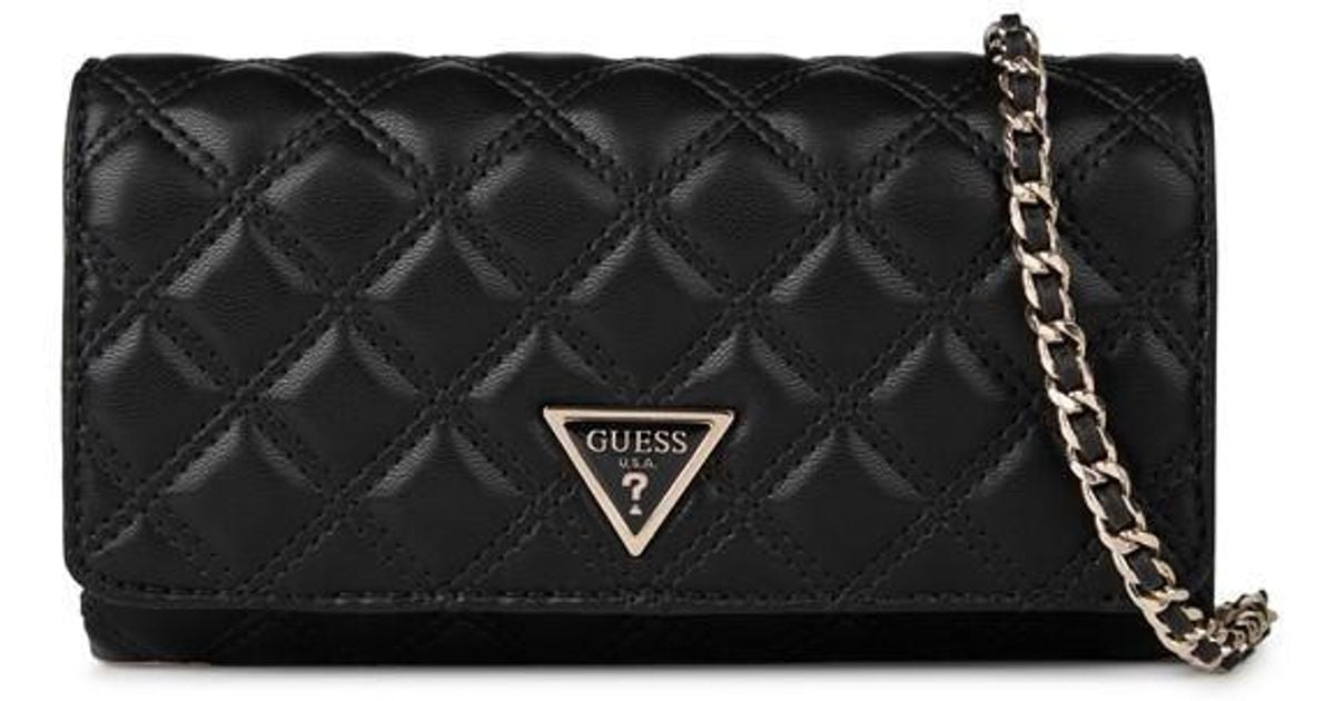 Guess Giully Clutch Ld44 in Black Lyst UK