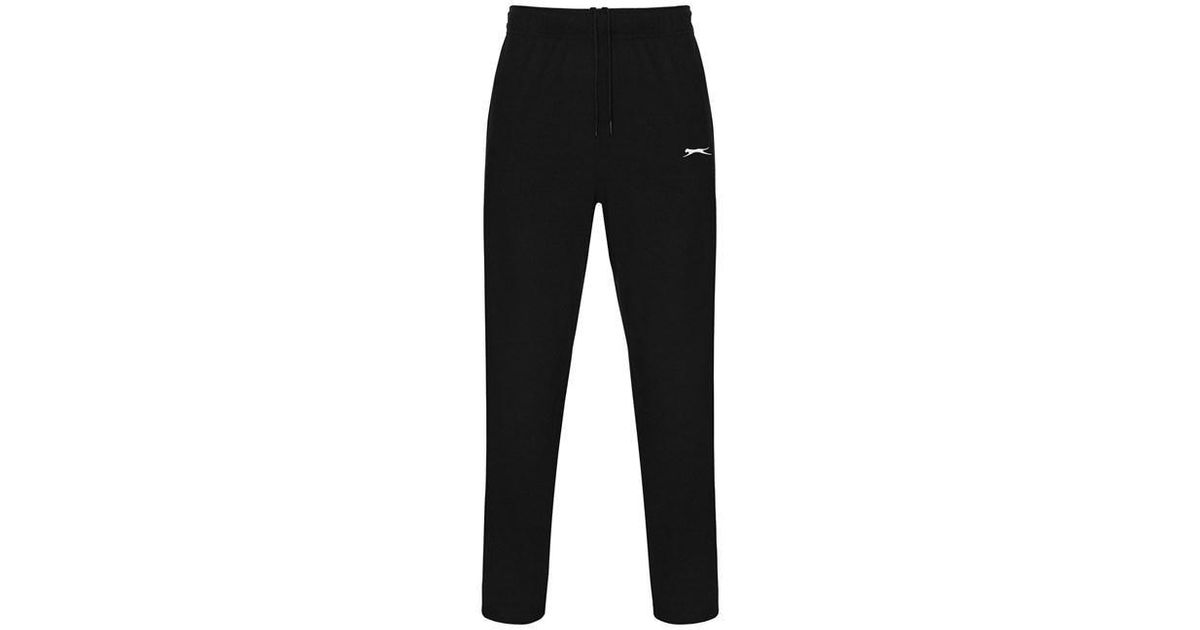 Slazenger Jersey jogging Bottoms in Black for Men Lyst UK